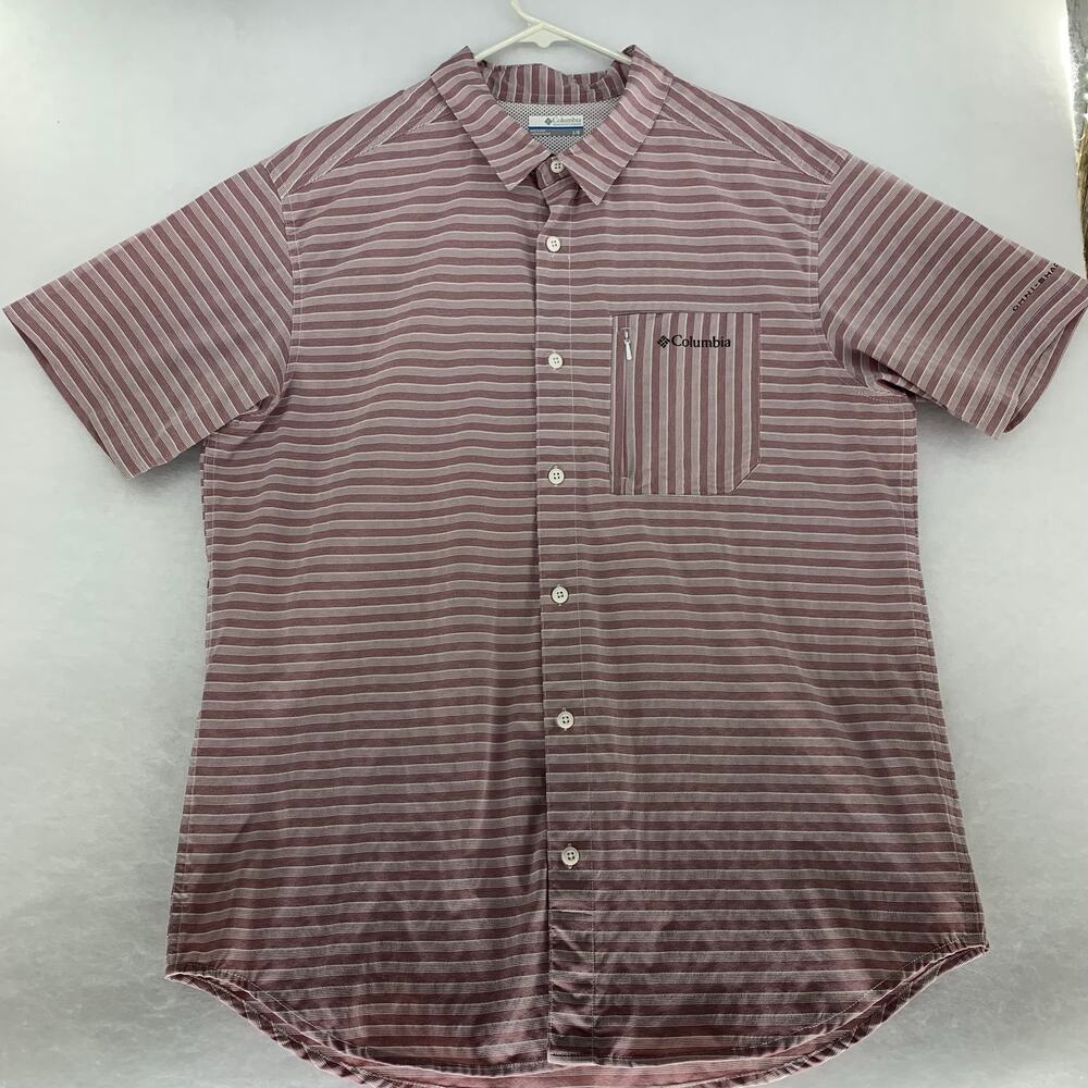Columbia Men's Twisted Creek II Short Sleeve Button-Up Shirt Size L